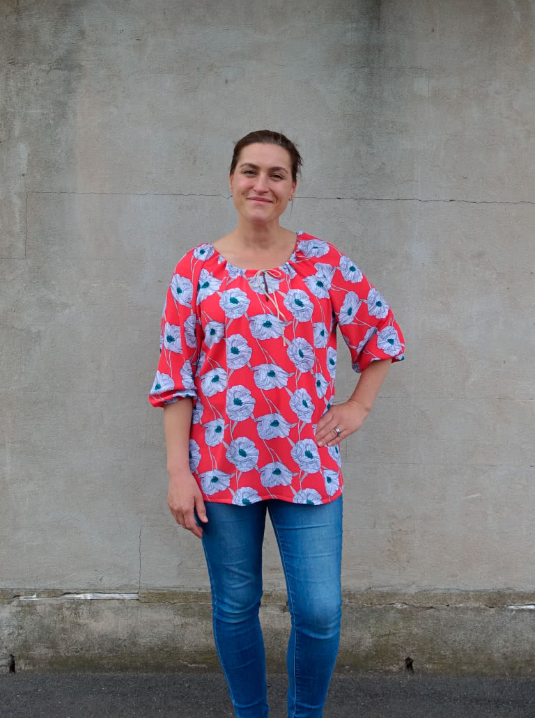 September 2020 Freebie - Anita Peasant Blouse