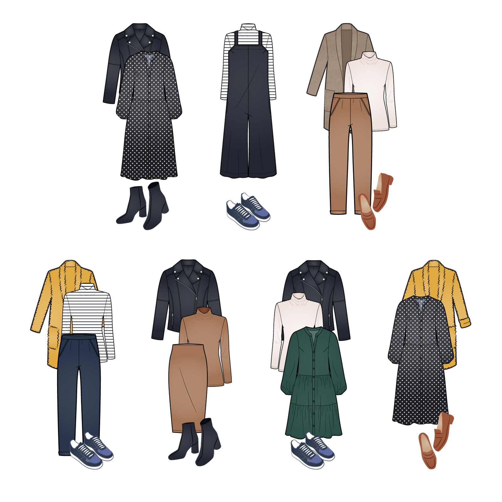 How to style the Autumn Winter Capsule Wardrobe!