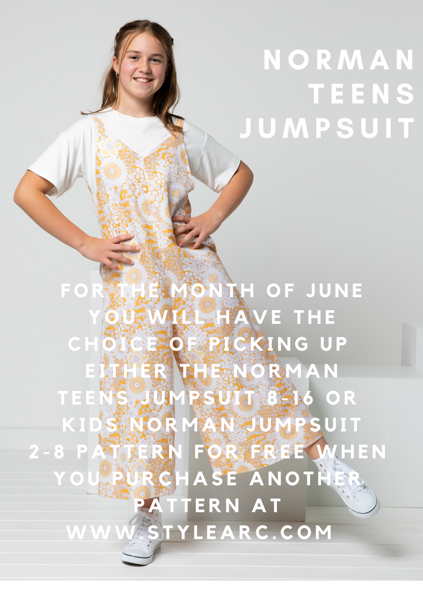 Norman Teens & Kids Bonus pattern when shopping at stylearc.com for the month of June