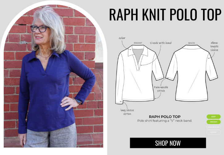 June bonus pattern- Raph Knit Polo