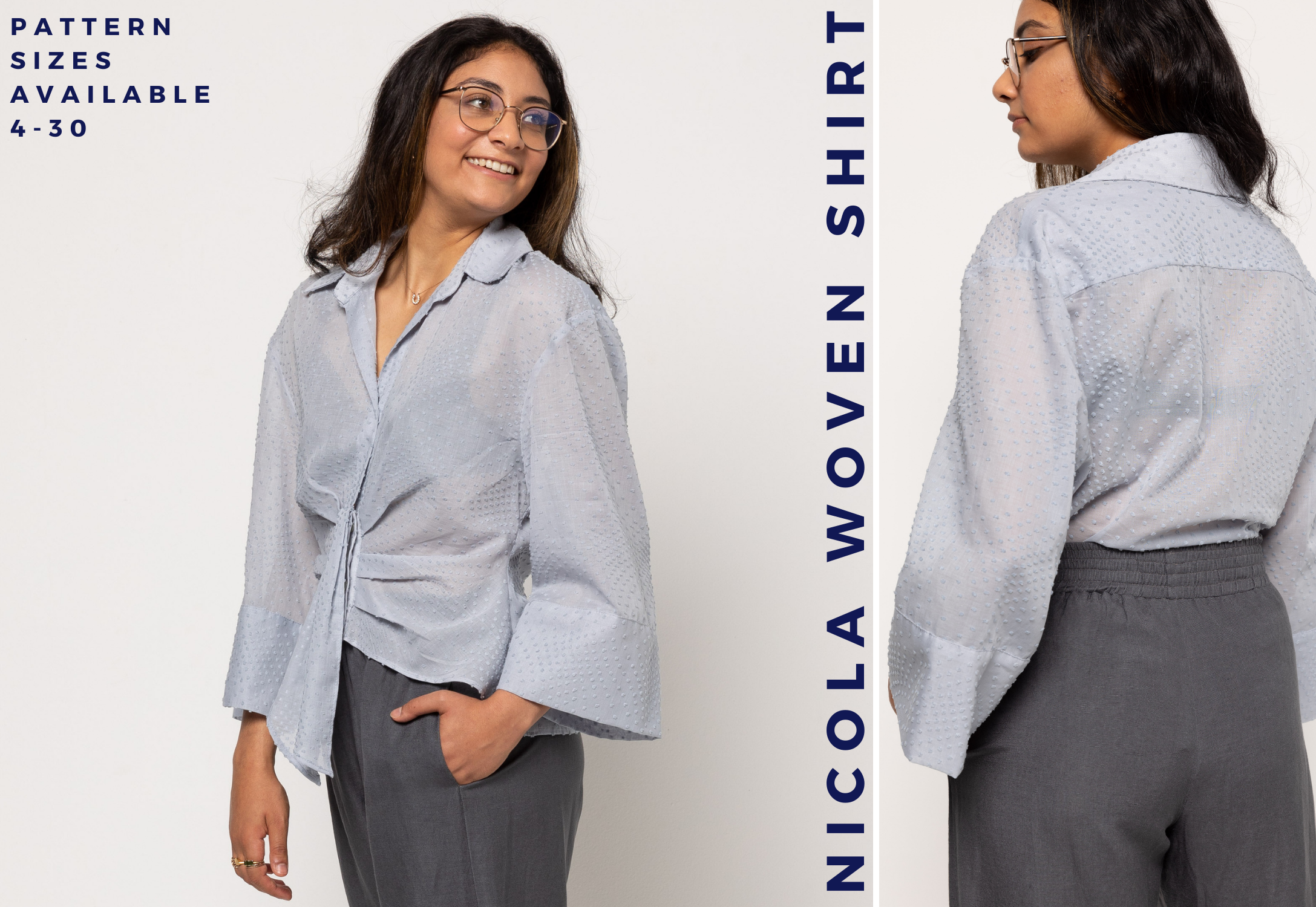 April Bonus Pattern - Nicola Woven Shirt 