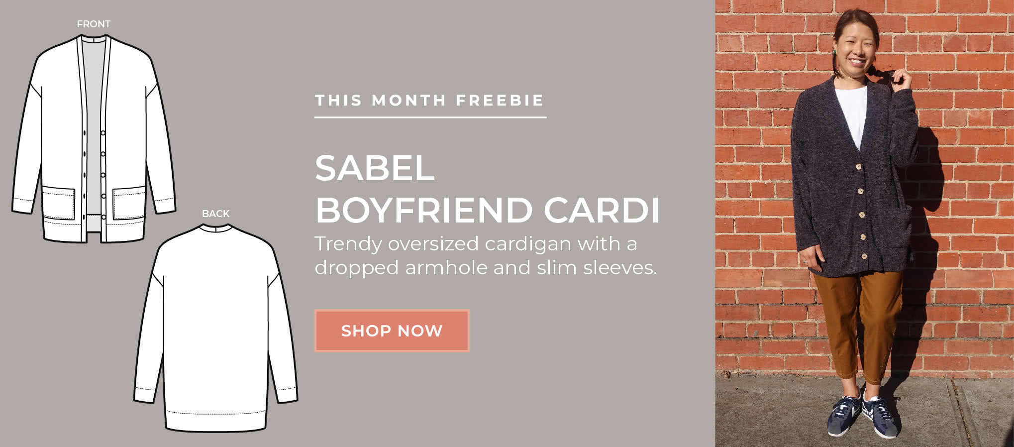 July 2020 Freebie - Sabel Boyfriend Cardi