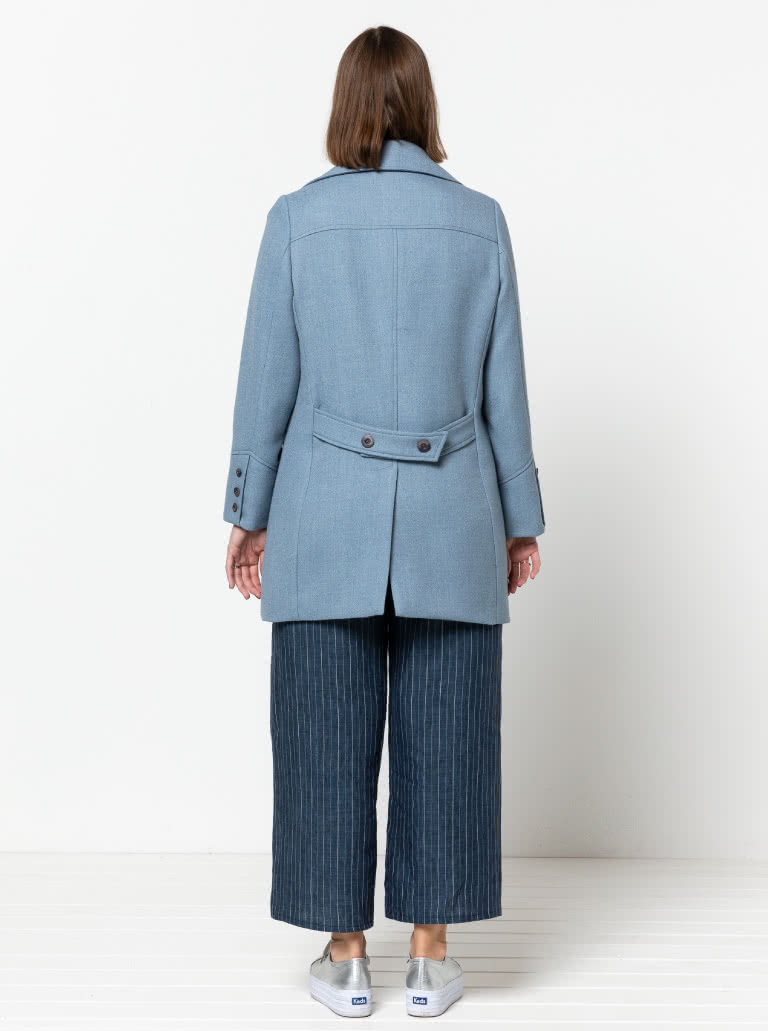 Beatrice Pea Coat Sewing Pattern Casual Patterns Style Arc