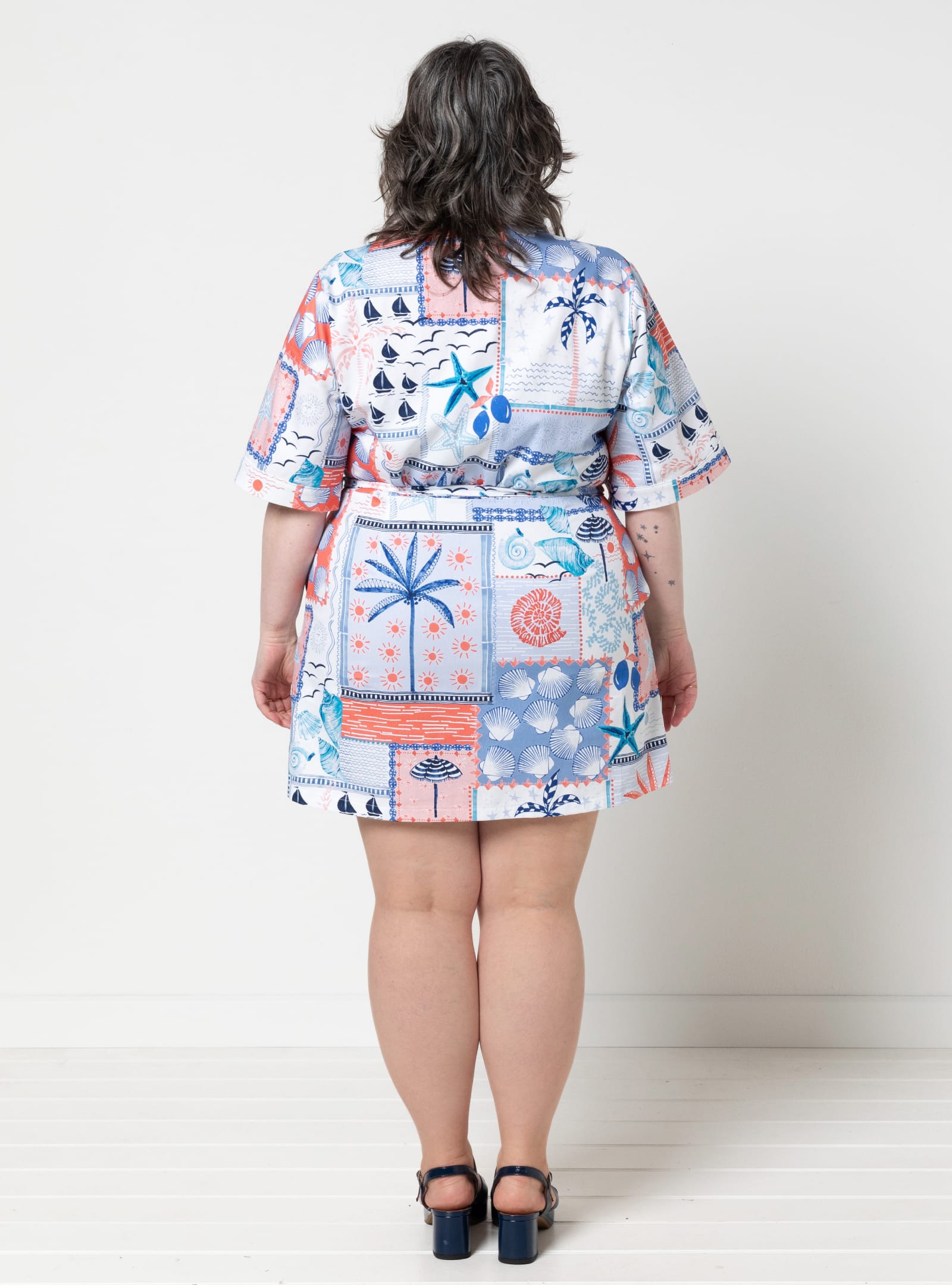 Beckers Woven Dress By Style Arc - Two looks in one, a fitted dress and a pull-on relaxed style shirt