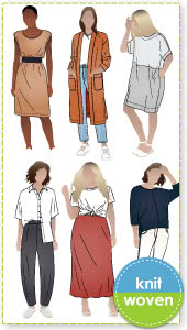 Beginner Bundle Wardrobe Sewing Pattern Bundle By Style Arc - 6 beginner friendly patterns to start sewing your me made wardrobe.