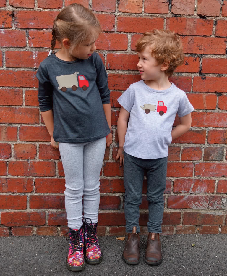 Billie T-shirt By Style Arc - Basic unisex kid's t-shirt pattern