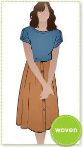 Bonnie Bundle By Style Arc - The Bonnie Bundle includes the Bonnie Woven Tops and Bonnie Woven Skirt patterns. With clean lines and thoughtful details, these styles are ideal for creating easy-to-wear wardrobe staples.