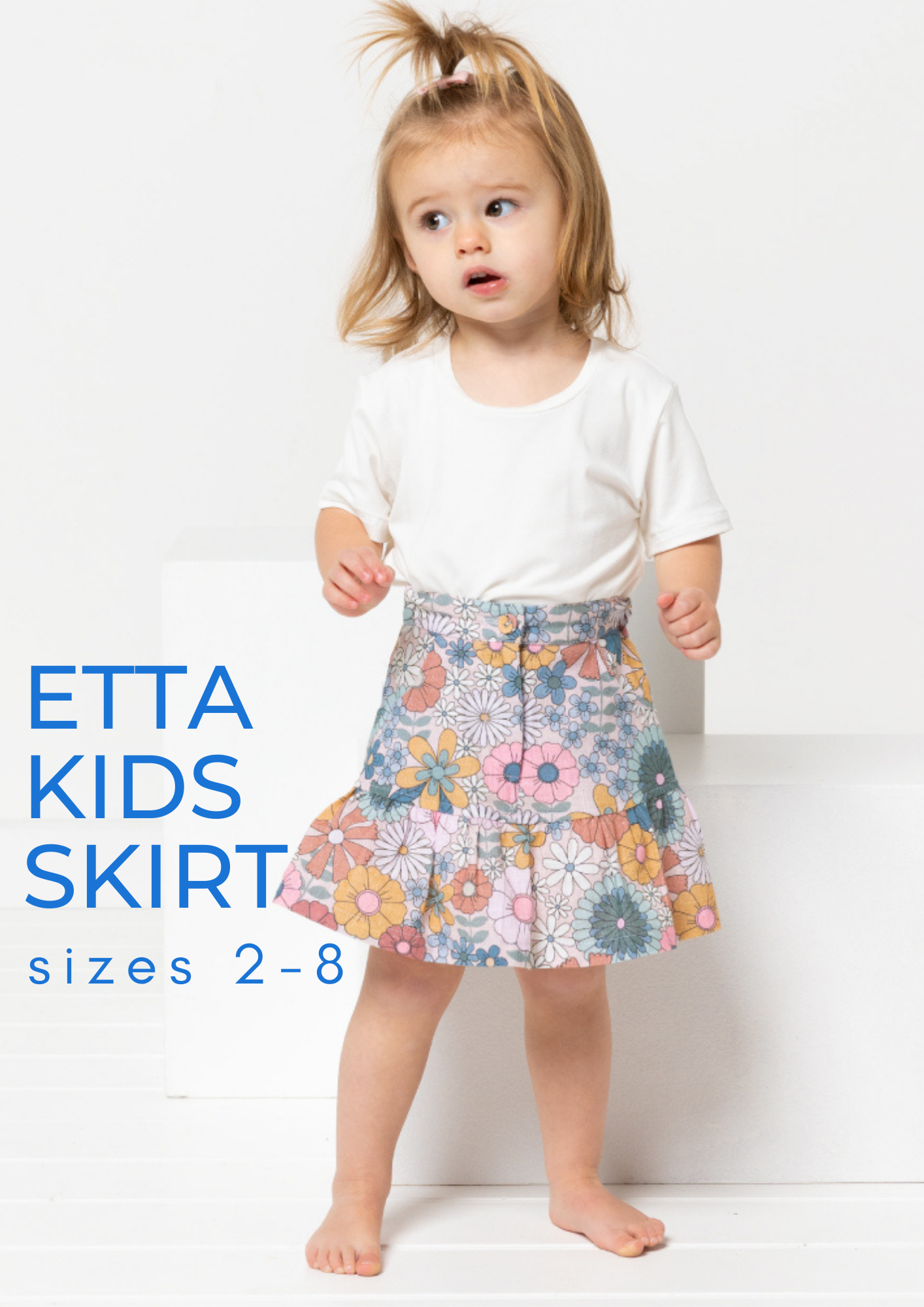 Style Arc's latest pattern release: Etta Kids and Teens Skirt - available to purchase in Kids sizing 02-08 or Teens sizing -8-16