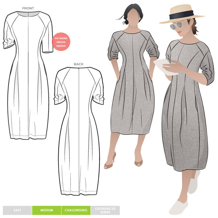 Style Arc's new pattern release - Gertrude Designer Dress