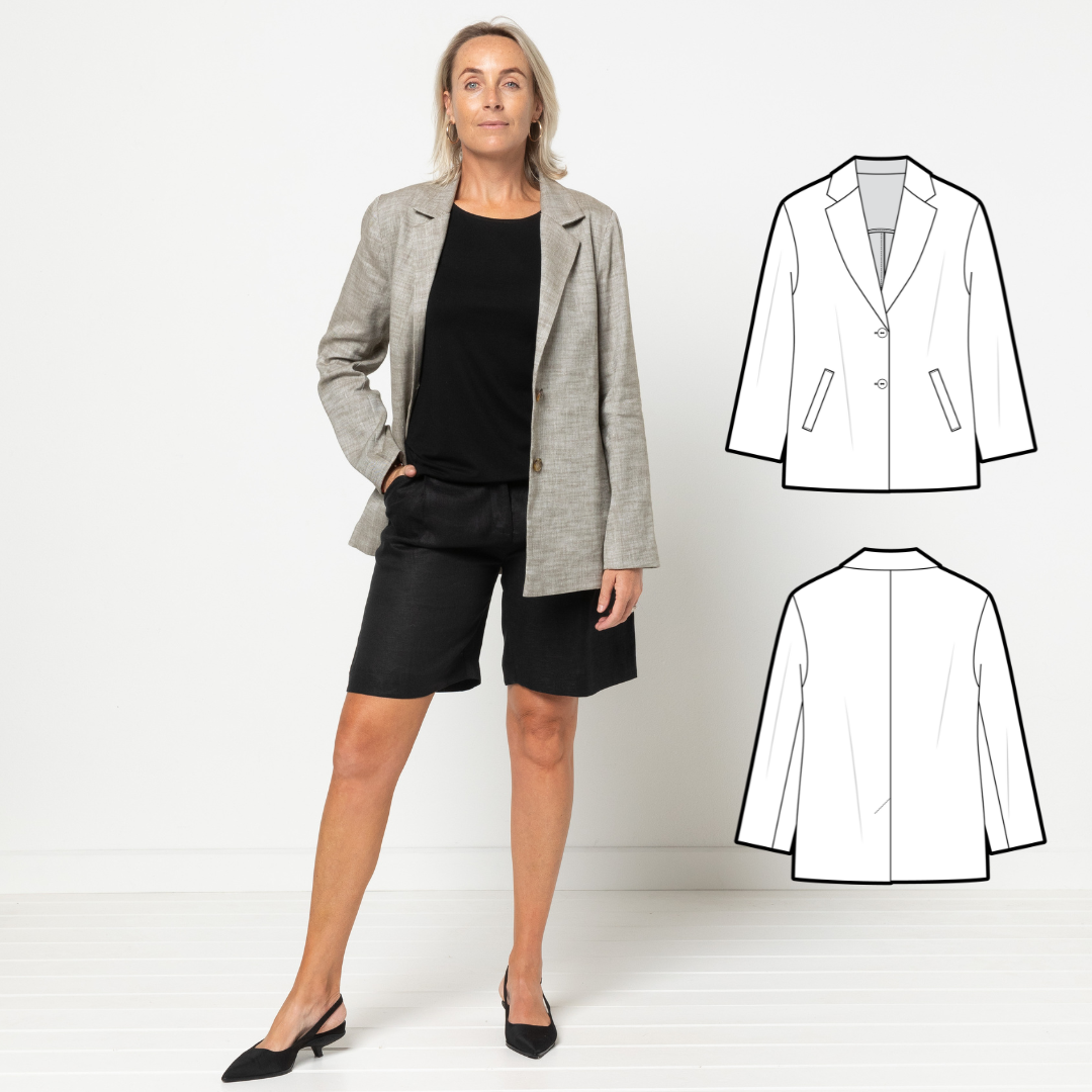 Sloane Woven Jacket - New release stylearc.com