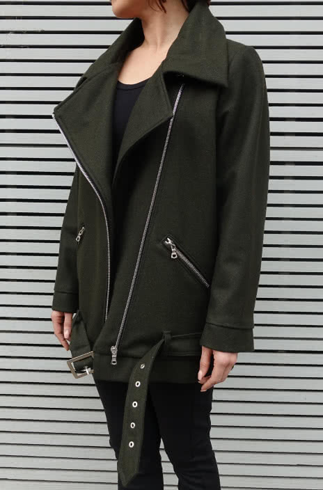 Carly Aviator Jacket Sewing Pattern By Style Arc - Iconic aviator jacket.