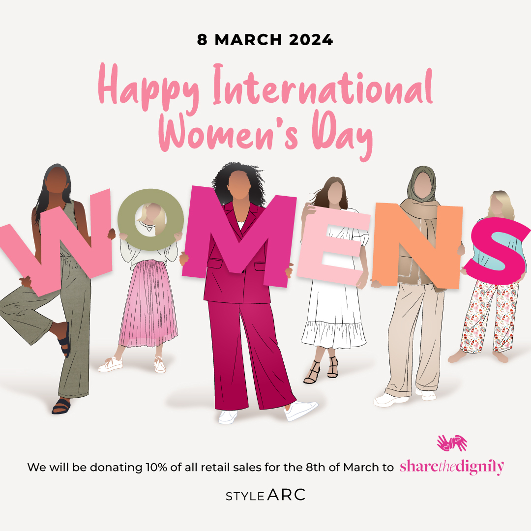 Happy International Women's Day - We will be donating 10% of sales on the 8th of March to Share the Dignity