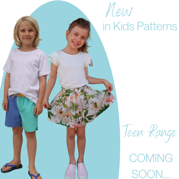 New in Kids patterns- Teen Range coming soon