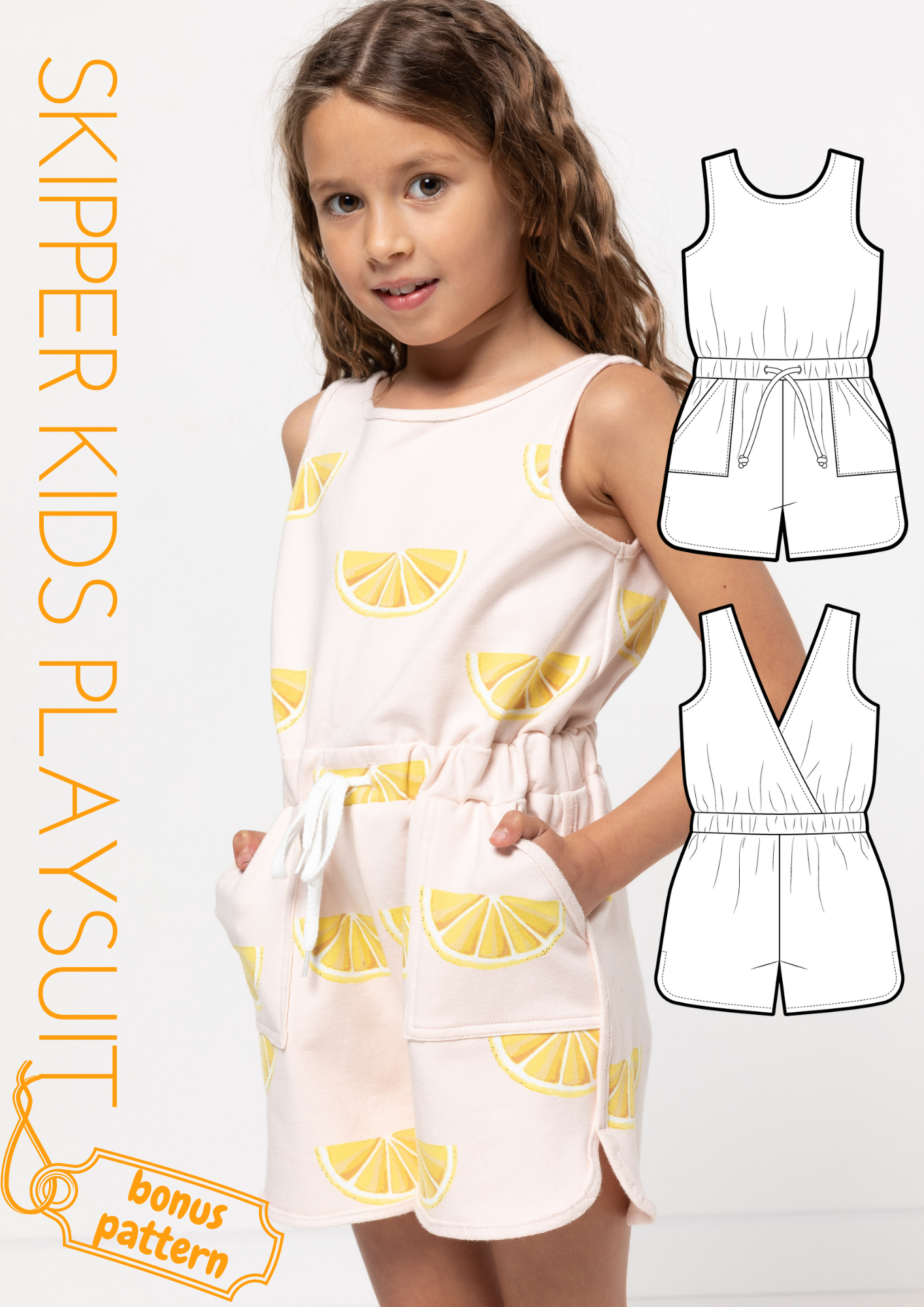 May Bonus Pattern - Skipper Kids Playsuit 