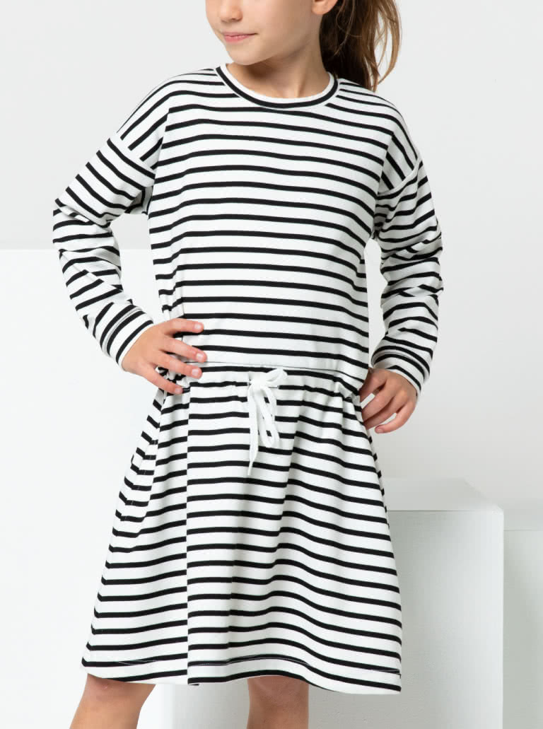 Clara Kids Knit Dress Sewing Pattern MultiSize Dress Sewing Patterns