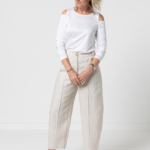 Cold Shoulder Knit Top Sewing Pattern By Style Arc