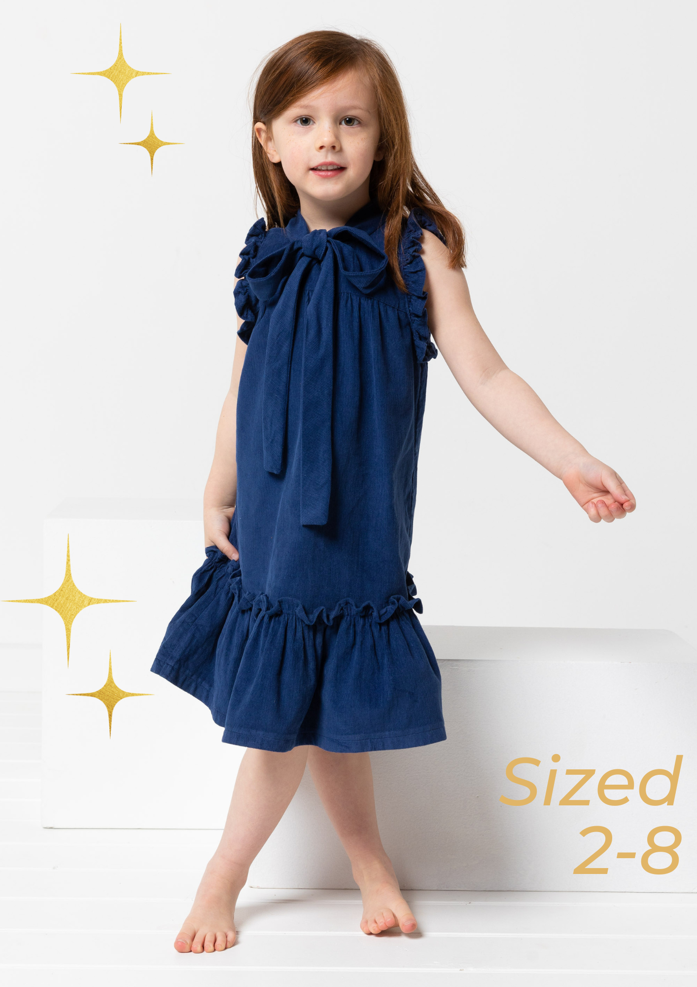 Style Arc Kids latest release out now! - Bonnie Kids Dress 02-08 