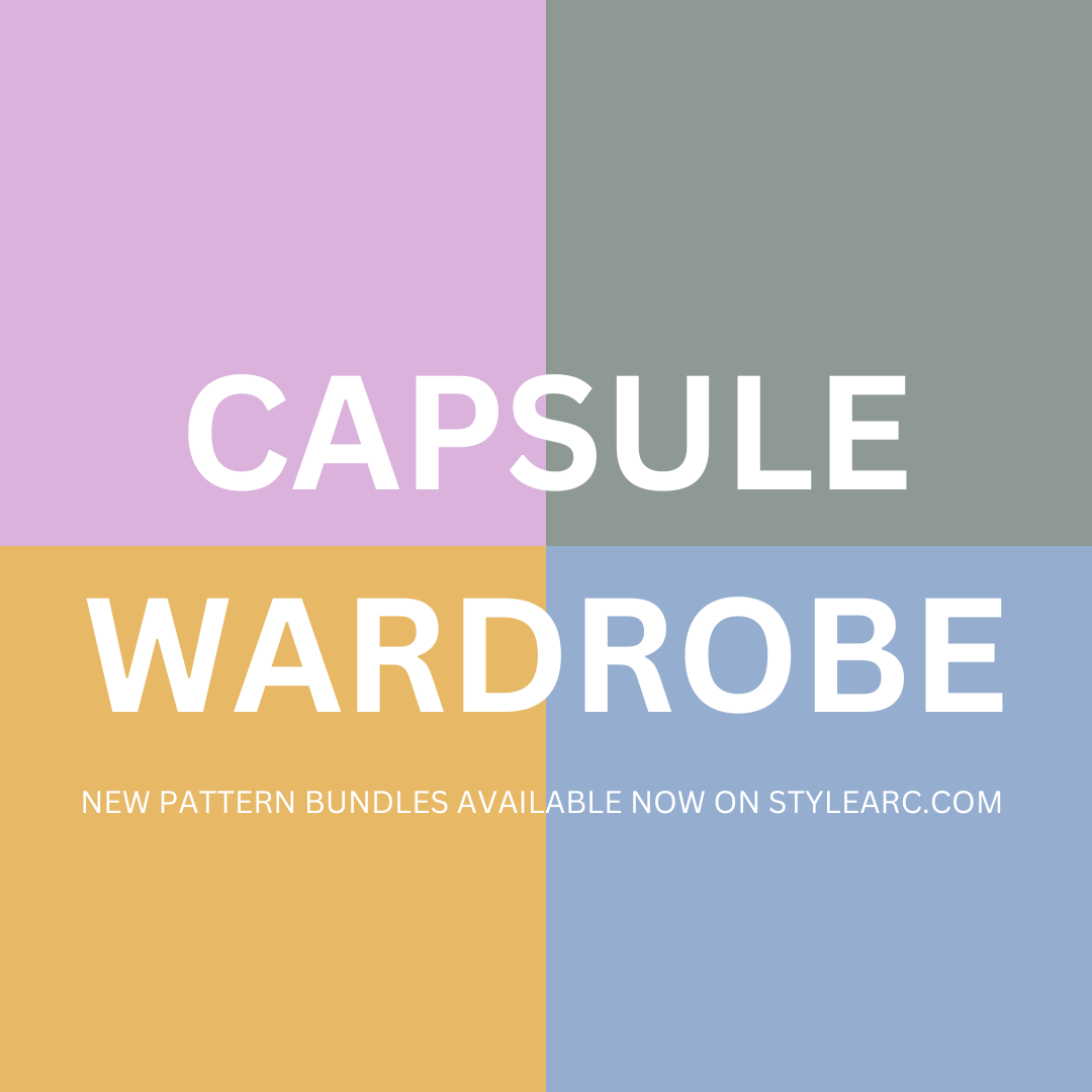 New discounted capsule wardrobe pattern bundles available now!