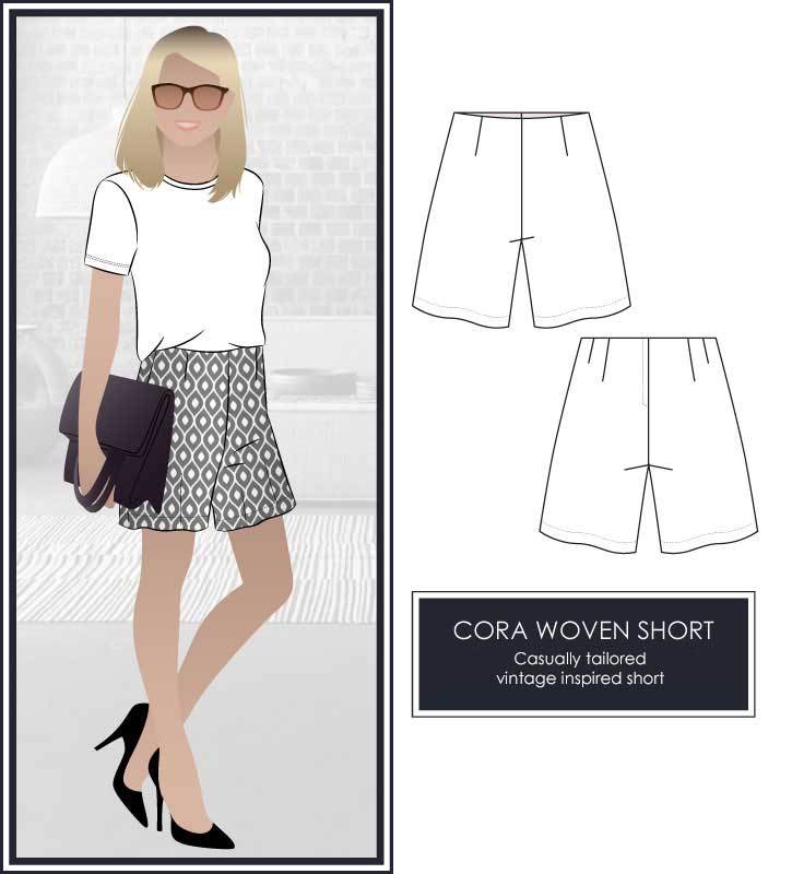 Cora Woven Short by Style ARC