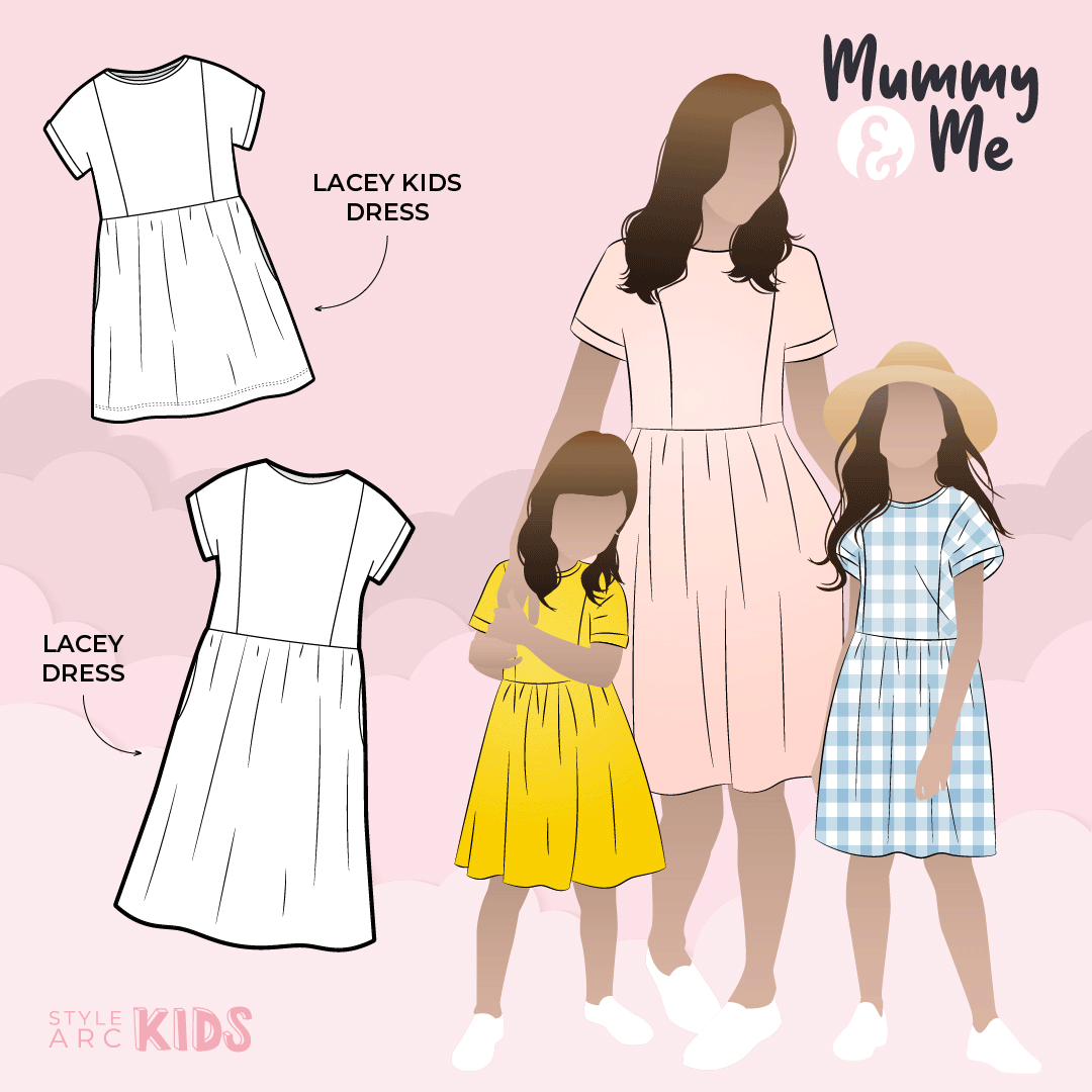 March Bonus pattern: Lacey Kids Dress Pattern