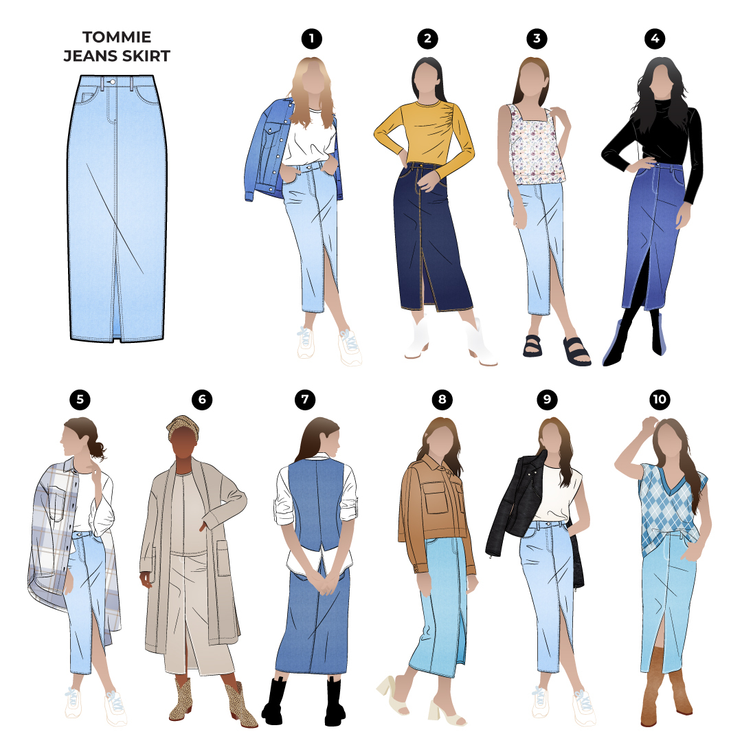 Tommie Jeans Skirt 10 Ways