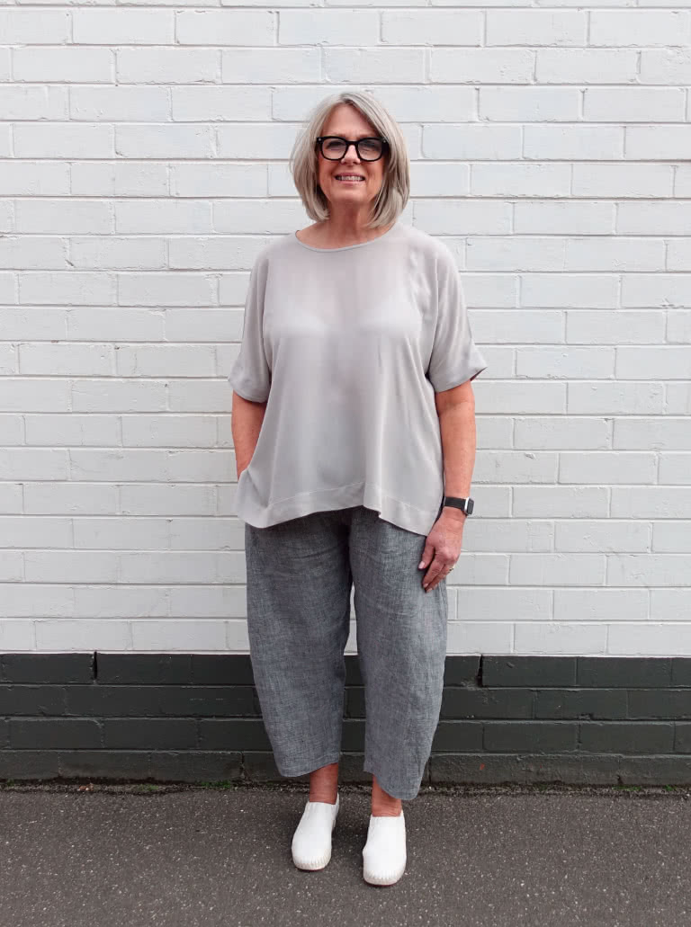 Betty Woven Tunic - styled with Bob woven pant