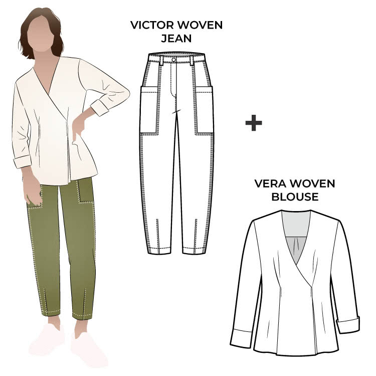 Style Arc's latest discounted pattern bundle - Vera & Victor