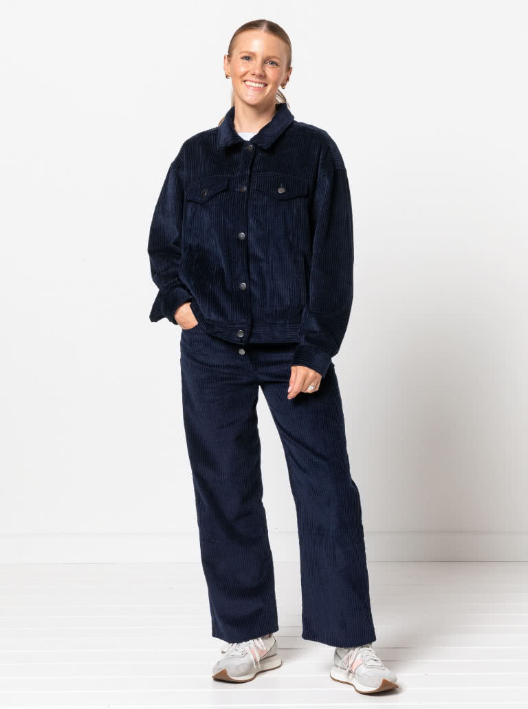 Elwood Jean By Style Arc - This Jean features a shaped waistband, button fly and a straight 7/8th length leg.