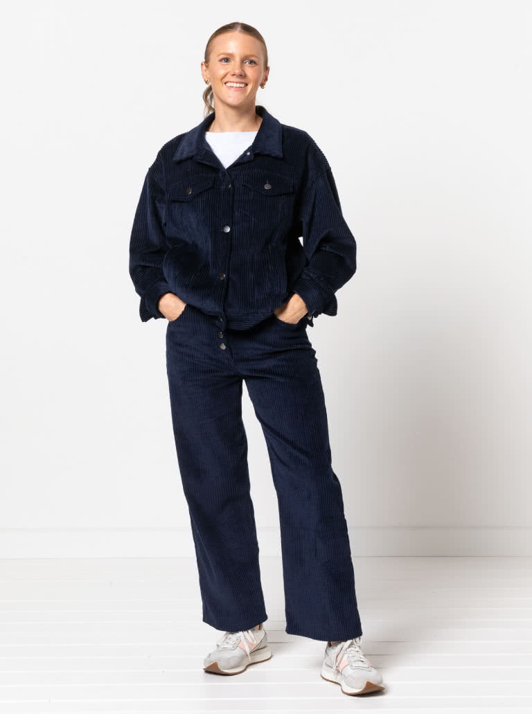Elwood Jean By Style Arc - This Jean features a shaped waistband, button fly and a straight 7/8th length leg.