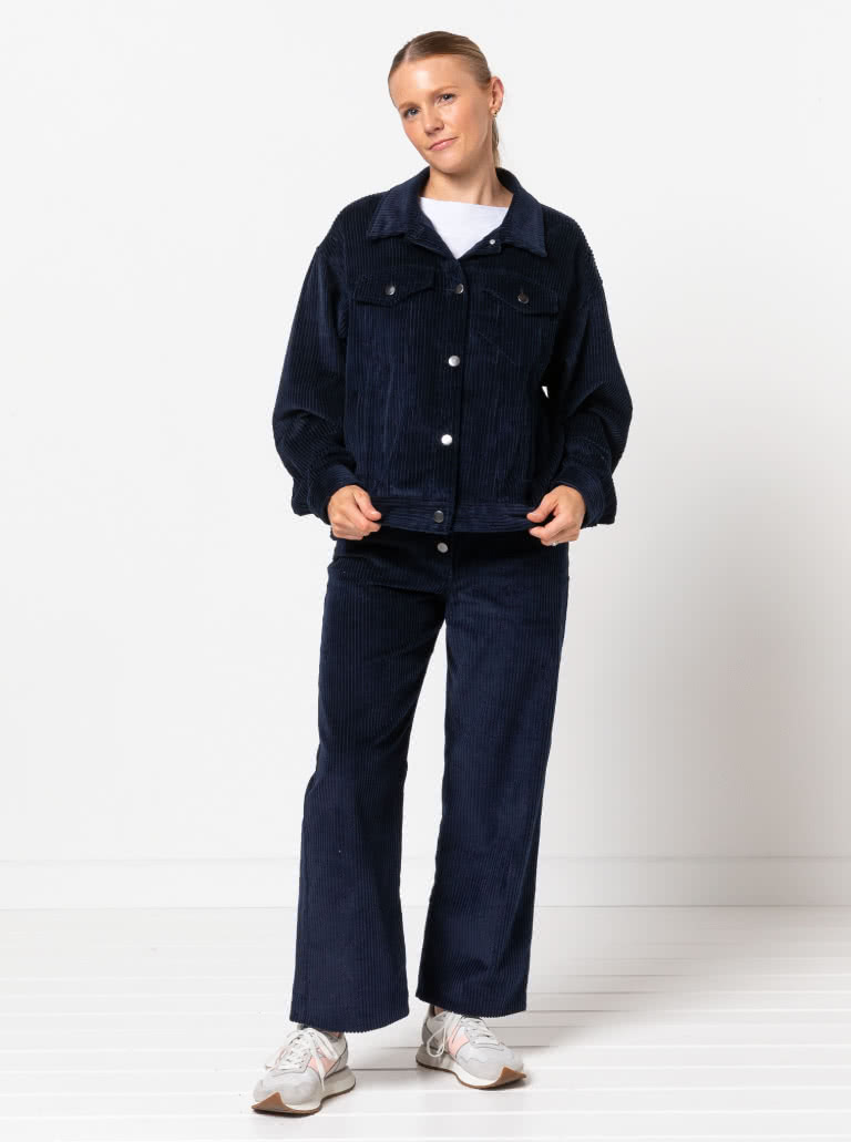 Elwood Jean By Style Arc - This Jean features a shaped waistband, button fly and a straight 7/8th length leg.