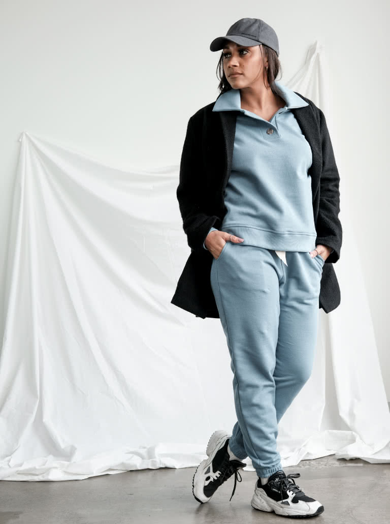 Ernie Knit Pant By Style Arc - A leisure wear essential the Ernie Knit Pant is designed for comfort. Pair with the Bert Knit Top and sneakers for casual days.