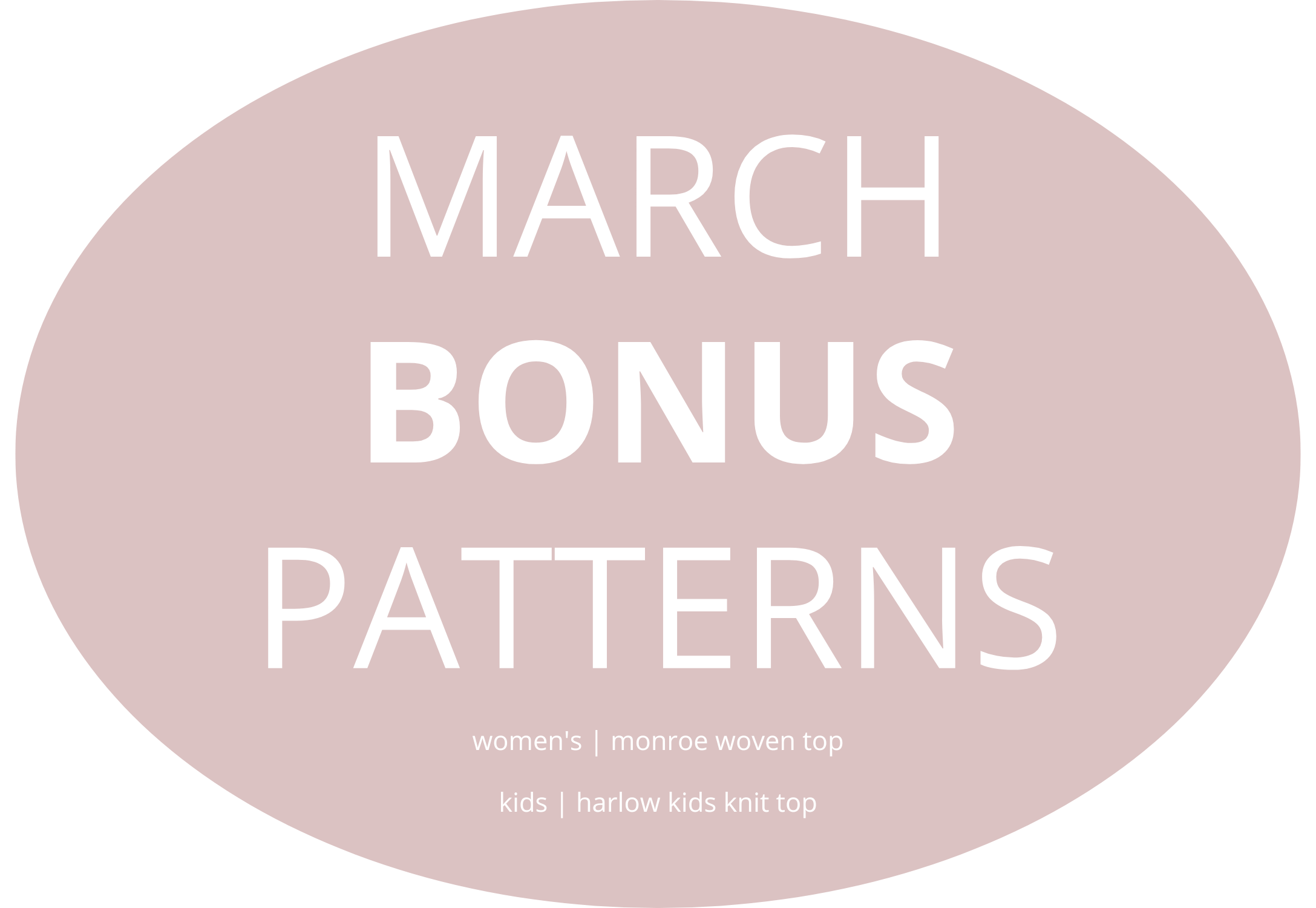 March Bonus Patterns 