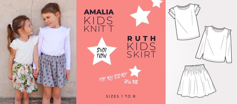 Amalia Kids Knit T- Available in sizes 1-8