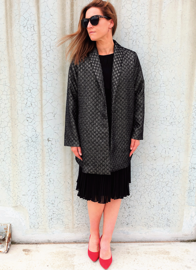 Loren Jacket in a lurex brocade