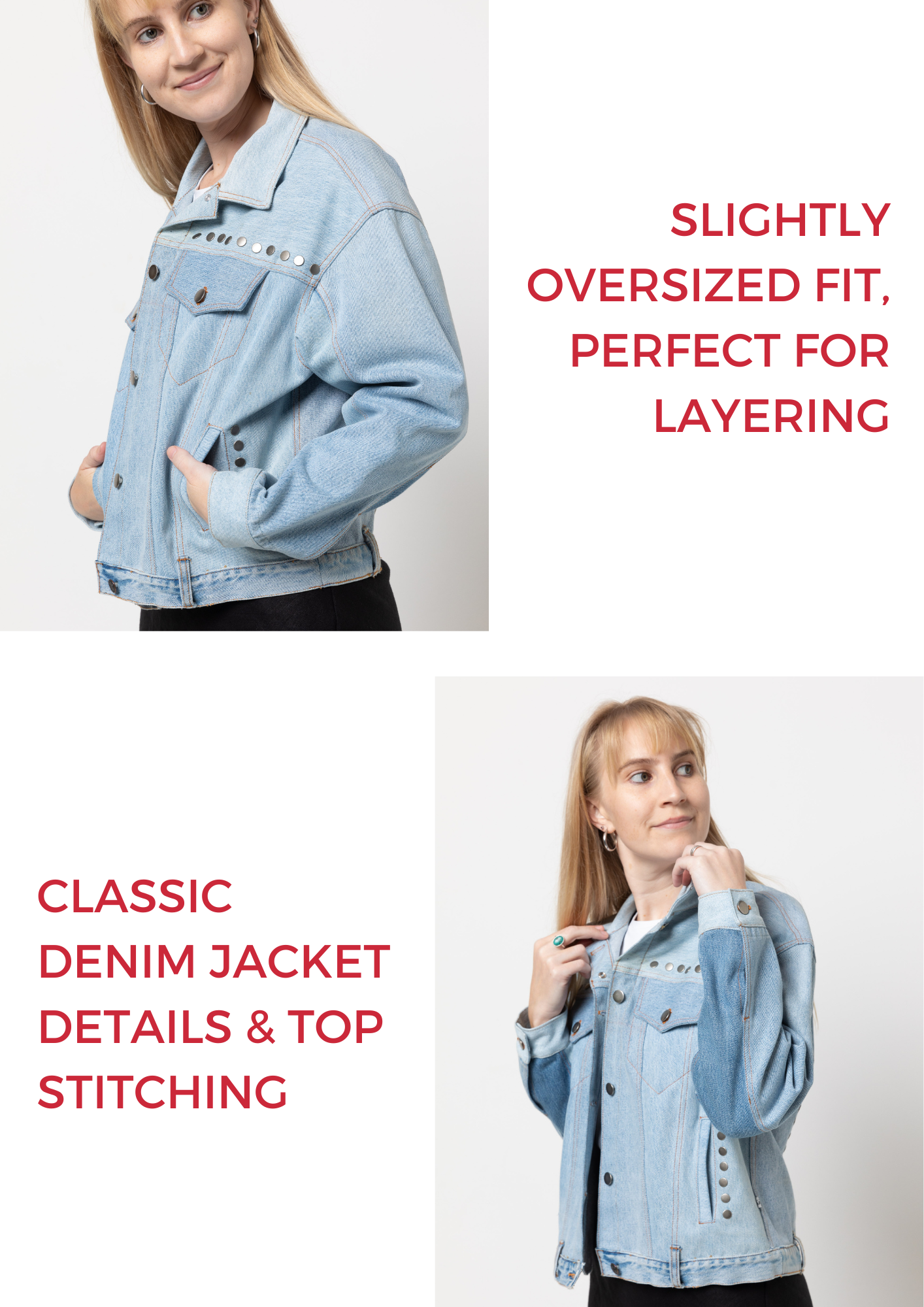 Stevie Jacket - 15% of all sales from the Denim Category will go to Jeans for Genes 5-31 August 2022