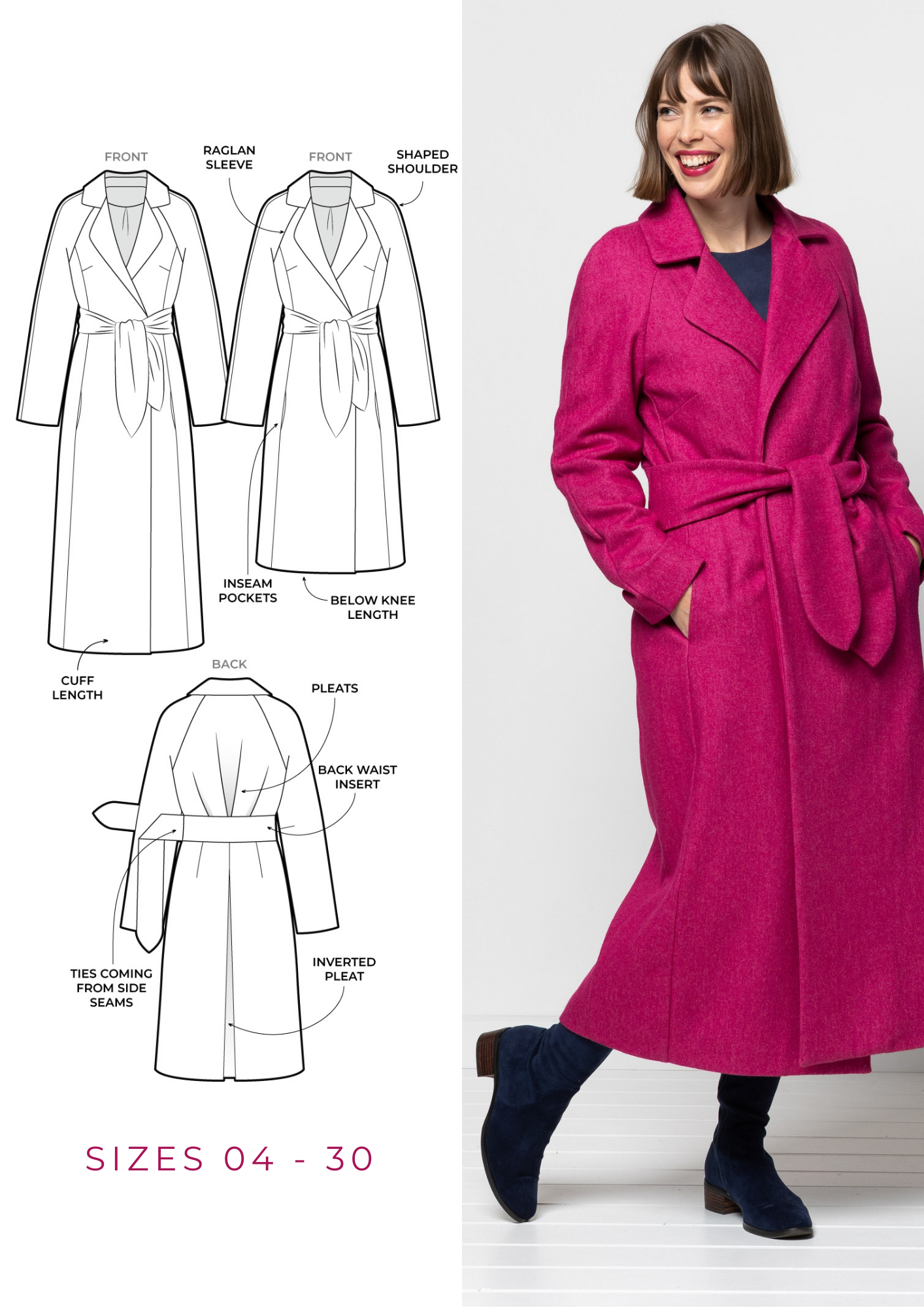 ORMOND DESIGNER COAT - Style Arc's latest pattern release 