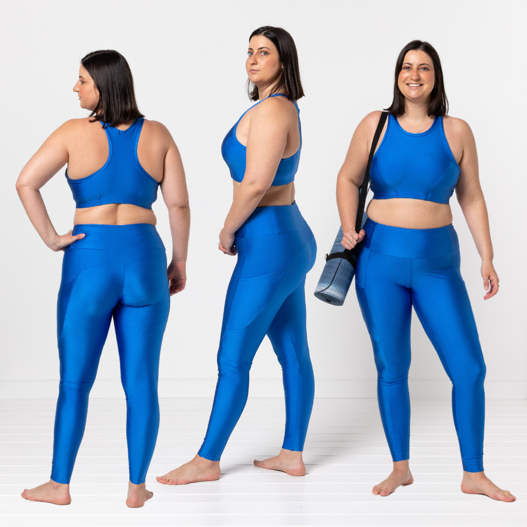 New activewear top and legging patterns