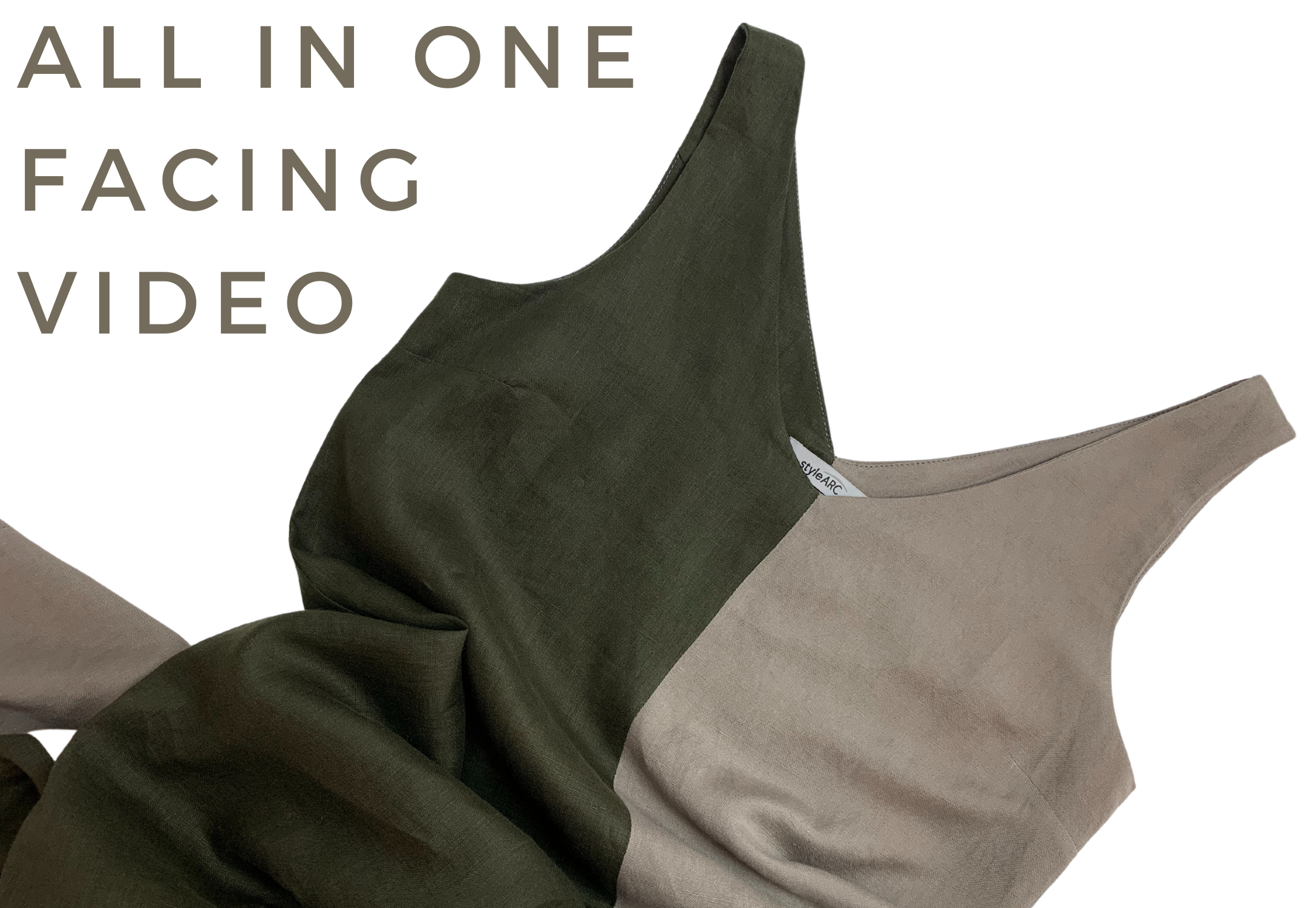 Esther Dress Tutorial - All in one facing video