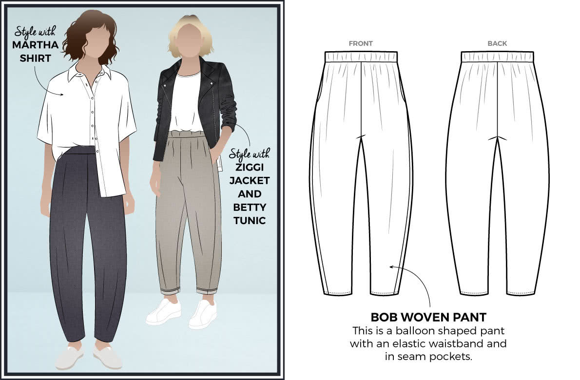 Bob Woven Pant