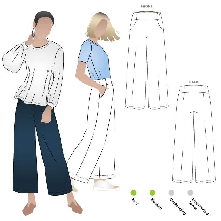 Fifi Woven Pant Sewing Pattern – Casual Patterns – Style Arc