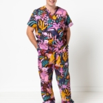 Flossy Woven Scrubs Set