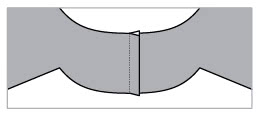 felled seam tutorial- step 1