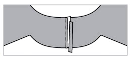 felled seam tutorial- step 2