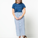 Indigo Maxi Skirt Sewing Pattern By Style Arc
