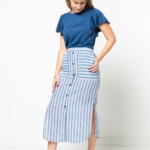 Indigo Maxi Skirt Sewing Pattern By Style Arc