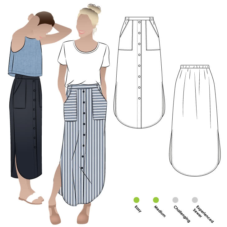 Simple Maxi Skirt DIY for Your Closet  The Sewing Loft