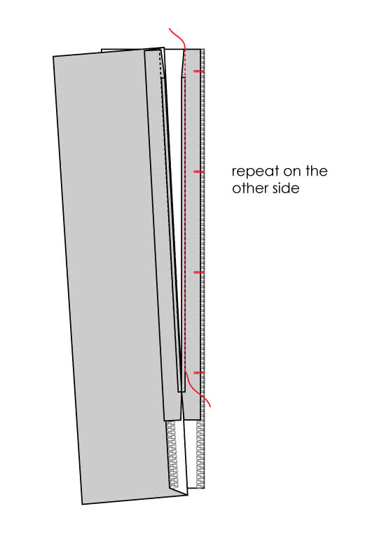 How to Sew an Invisible Zip - Step 6