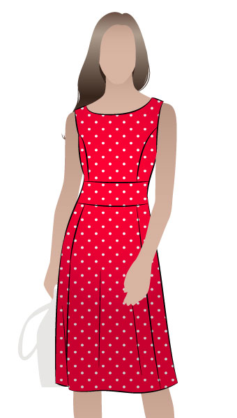 Janet Dress By Style Arc - Ideal office dress