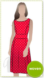 Janet Dress Sewing Pattern By Style Arc - Ideal office dress