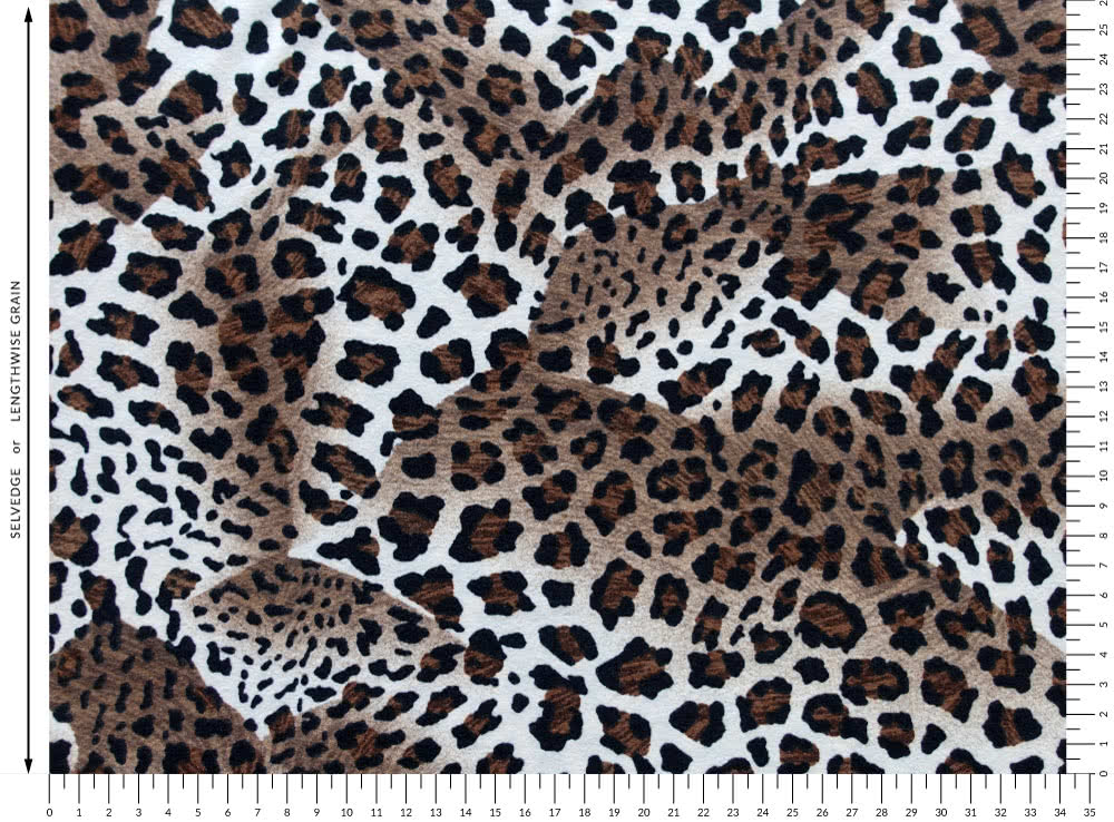 leopard jersey knit fabric